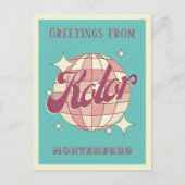 Kontor Montenegro vakantie Retro  Briefkaart (Voorkant)