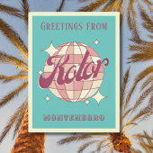 Kontor Montenegro vakantie Retro  Briefkaart