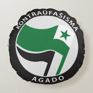 Kontraü faŝ isma-agado Esperanto Rond Kussen