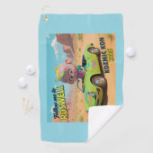 Konvention microfiber golf towel golfhanddoek (Insitu)