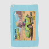 Konvention microfiber golf towel golfhanddoek (Voorkant)