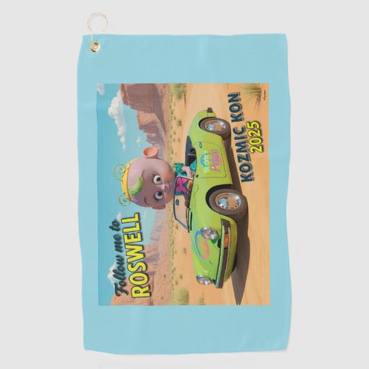 Konvention microfiber golf towel golfhanddoek (Voorkant)