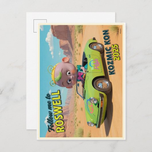 konvention post card  briefkaart (Voorkant / Achterkant)