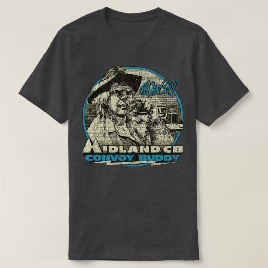 Konvooi Buddy CB Radio 1976 T-shirt (Design voorkant)
