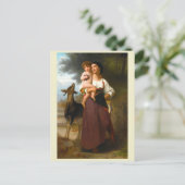 Konvooien door William Bouguereau Briefkaart (Staand voorkant)