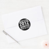 Kony2012 Gezocht dood of levend rond sticker (Envelop)