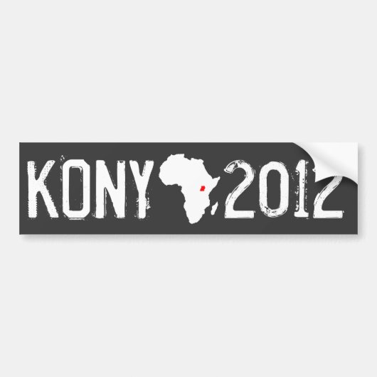 Kony 2012 bumpersticker (Voorkant)