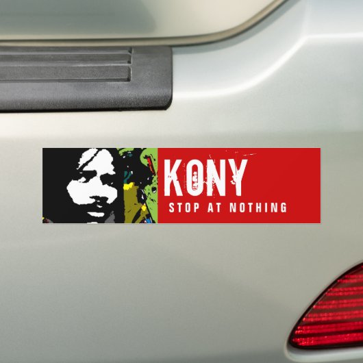Kony 2012 bumpersticker (Op auto)
