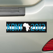 Kony 2012 bumpersticker (Op auto)