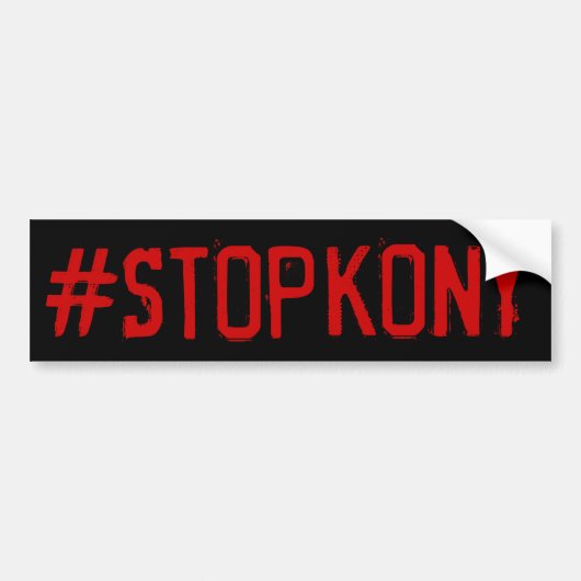 Kony 2012 bumpersticker (Voorkant)