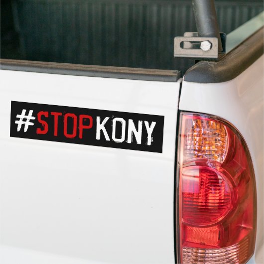 Kony 2012 bumpersticker (Op Truck)