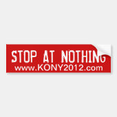 Kony 2012 Bumpersticker (Voorkant)