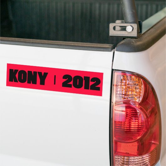 KONY 2012 Bumpersticker (Op Truck)
