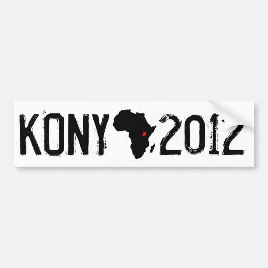 Kony 2012 bumpersticker (Voorkant)