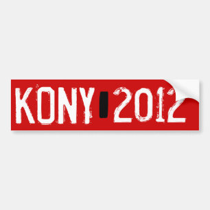 Kony 2012 bumpersticker