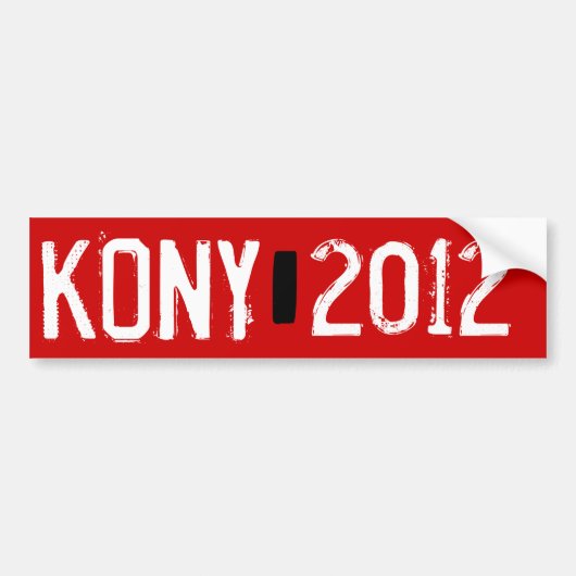 Kony 2012 bumpersticker (Voorkant)