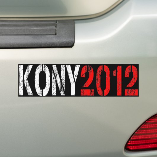 KONY 2012 BUMPERSTICKER (Op auto)