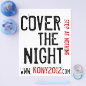 Kony 2012 Flyers Hoesje de nacht (Enkel)