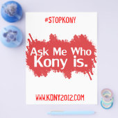 Kony 2012 Full Color Flyers (Enkel)