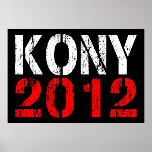 KONY 2012 GROTE POSTER (Voorkant)
