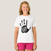 Kony 2012 Handprint Stop Joseph Kony T-shirt (Voorkant volledig)