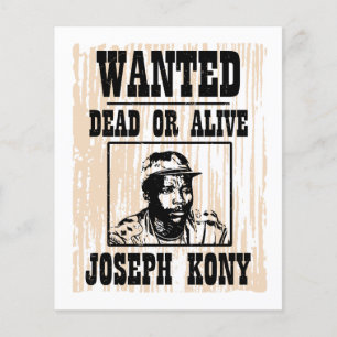 Kony 2012 Joseph Kony Gezocht Poster Flyer