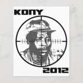 Kony 2012 Joseph Kony Target Crosshairs Flyer (Voorkant)