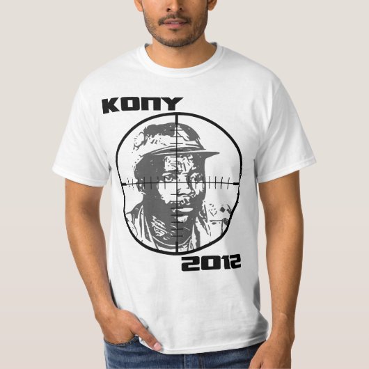 Kony 2012 Joseph Kony Target Crosshairs T-shirt (Voorkant)
