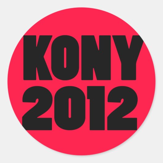 KONY 2012 lichte Stickers (Voorkant)