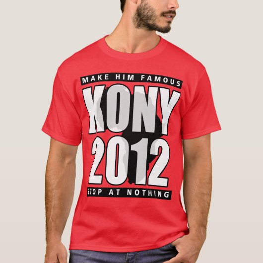 KONY 2012 MAAKT HEM MOOIE T-SHIRT (Voorkant)