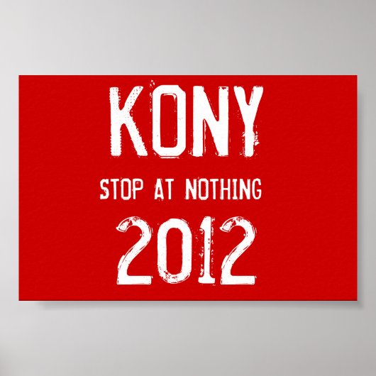 Kony 2012 Poster (Voorkant)