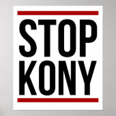 Kony 2012 Poster - Stop Kony (Voorkant)