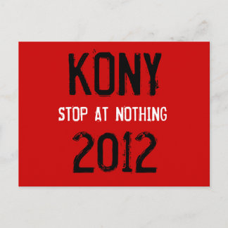 Kony 2012-postkaart briefkaart