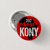 Kony 2012 ronde button 3,2 cm (Voorkant /achterkant)