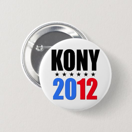 Kony 2012 ronde button 5,7 cm (Voorkant /achterkant)