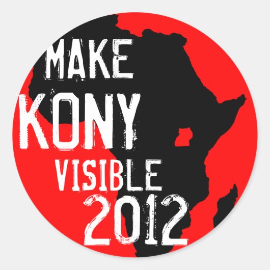 Kony 2012 Sticker (Voorkant)
