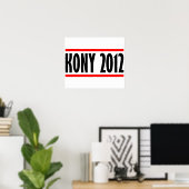Kony 2012 Stop Joseph Kony Banner Poster (Thuiskantoor)