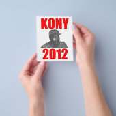 Kony 2012 Stop Joseph Kony Flyer (Hand)