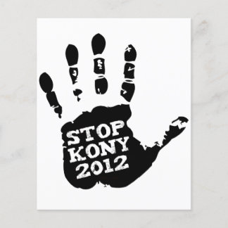 Kony 2012 Stop Joseph Kony Hand Flyer