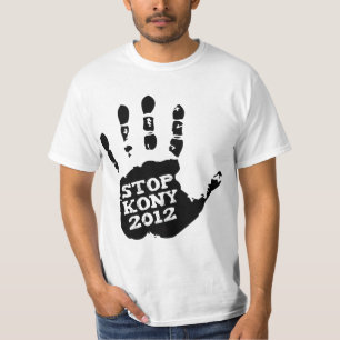 Kony 2012 Stop Joseph Kony Hand T-shirt