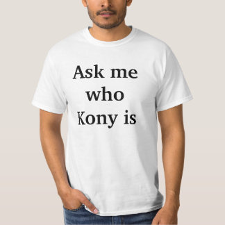 Kony 2012 t-shirt