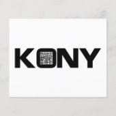 Kony 2012 Video QR Code Joseph Kony Flyer (Voorkant)