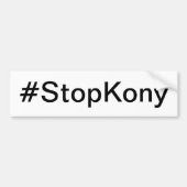 Kony Bumpersticker (Voorkant)