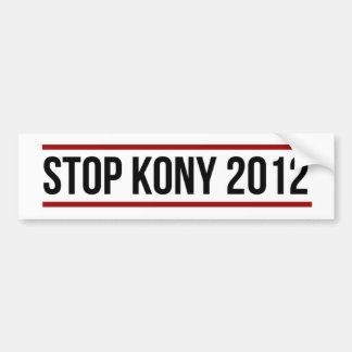Kony Bumpersticker