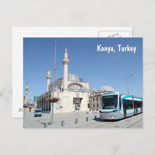 Konya, Turkije Briefkaart (Voorkant / Achterkant)