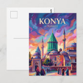 Konya Turkije Briefkaart (Voorkant / Achterkant)
