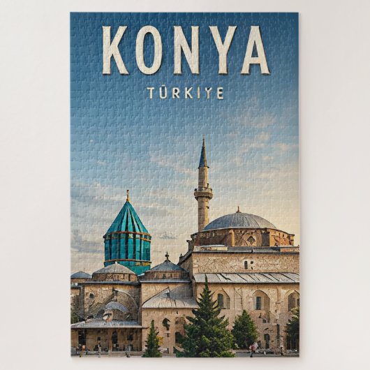 Konya Turkije Mevlana Seltsjoekse Erfgoed Reis Sou Legpuzzel (Verticaal)
