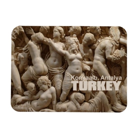 Konyaaltı, Antalya Turkije Koelkast Magneet (Horizontaal)