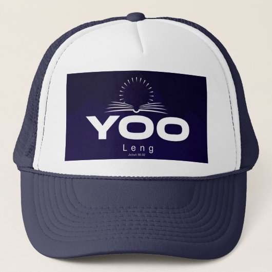 Konymoi Canvas tas - Acholi 'Yoo Leng' Trucker Pet (Voorkant)