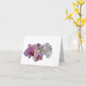 Konymoi "Orchid Bloom" blanco Gevouwen Wenskaart Kaart (Gele Bloem)